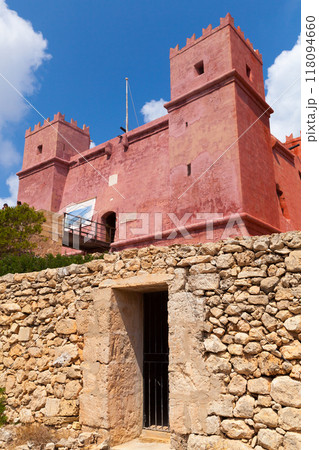 Saint Agathas Tower exterior, vertical photo taken on a sunny day Saint Agathas Tower exterior, vertical photo taken on a sunny day 118094660