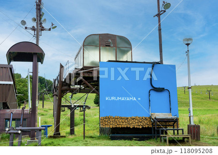 夏の車山高原スキー場の風景 夏の車山高原スキー場の風景 118095208