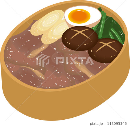 すき焼き弁当 118095346