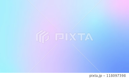 Winter holographic gradient. Pastel Christmas background, modern winter blue gradient vector design. 118097398