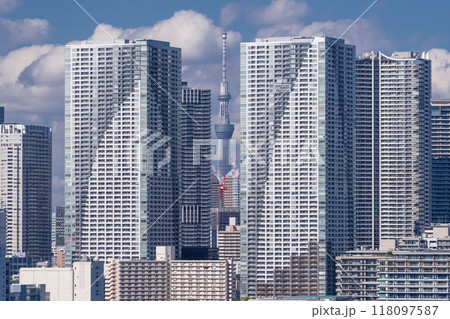 《東京都》東京ベイエリア・タワーマンションの風景 118097587