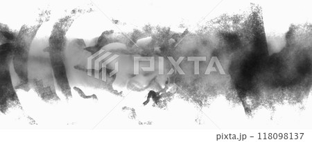 抽象的 水墨画 背景 素材 抽象的 水墨画 背景 素材 118098137