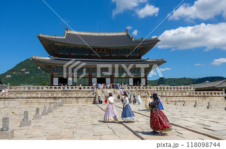 韓国 ソウルの景福宮 韓国 ソウルの景福宮 118098744