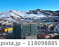 The panoramic view of the entire city of Ulaanbaatar, mongolia 118098885
