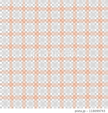 Orange Black Plaid Gingham Check Hand Drawn Background Overlay 118099743