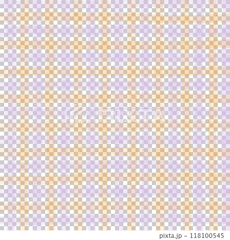 Orange Purple Plaid Gingham Check Hand Drawn Background Overlay Orange Purple Plaid Gingham Check Hand Drawn Background Overlay 118100545
