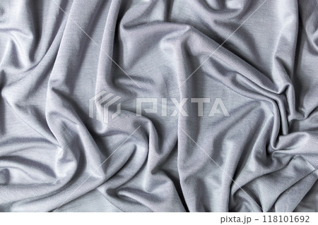 Grey textile background soft and shiny silk texture. Grey textile background soft and shiny silk texture. 118101692