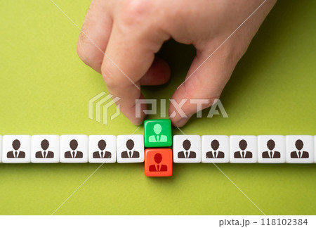 Replacing an old employee with a new one. Maintaining the company's performance, replacing workers at posts with minimal loss of efficiency. Loyalty and competence. Key employee. 118102384