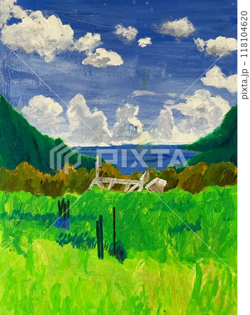 夏の爽やかな風景 118104620