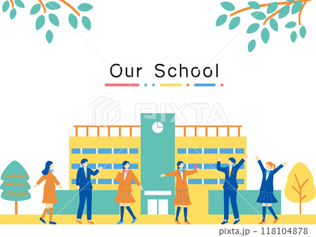 学校と学生 118104878