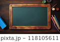 背景素材：メッセージを記入できるシンプルなボード 118105611