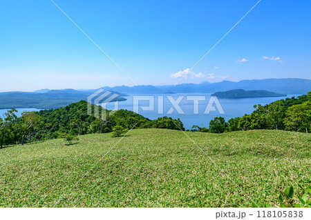 爽快 北海道 藻琴山展望台 爽快 北海道 藻琴山展望台 118105838