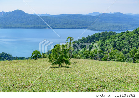 爽快 北海道 藻琴山展望台 爽快 北海道 藻琴山展望台 118105862
