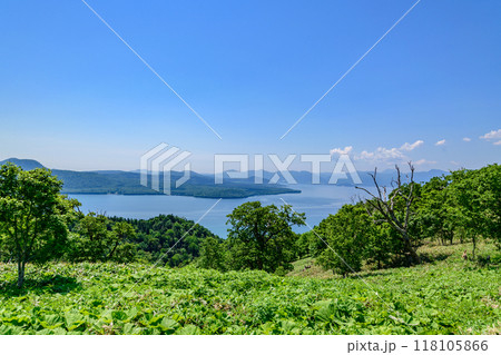 爽快 北海道 藻琴山展望台 爽快 北海道 藻琴山展望台 118105866