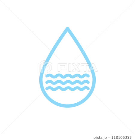 Water drop logo 118106355