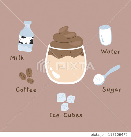 dalgona coffee 118106473