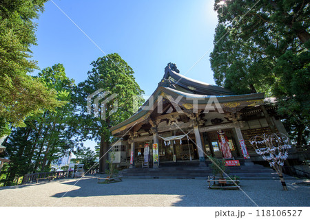 大平山三吉神社 昼下がりの境内 秋田市 大平山三吉神社 昼下がりの境内 秋田市 118106527