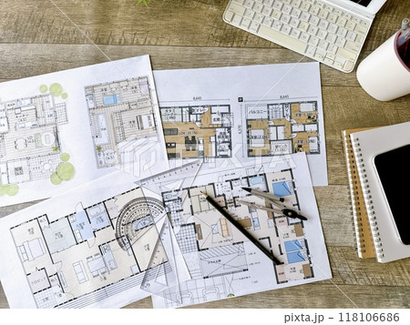 住宅設計事務所 マイホーム 間取り図 建築士 住宅設計事務所 マイホーム 間取り図 建築士 118106686