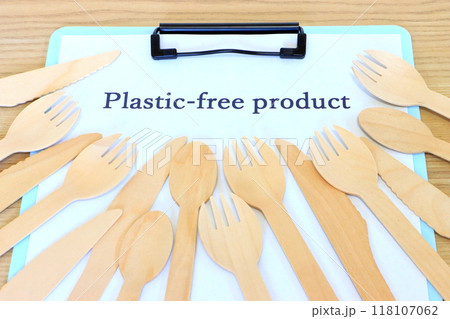 脱プラスチック製品（木製カトラリー） 118107062
