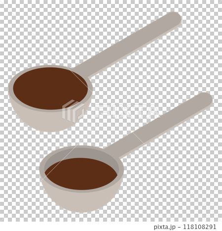 液体の入った計量スプーン 液体の入った計量スプーン 118108291