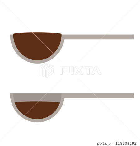 液体の入った計量スプーン 液体の入った計量スプーン 118108292