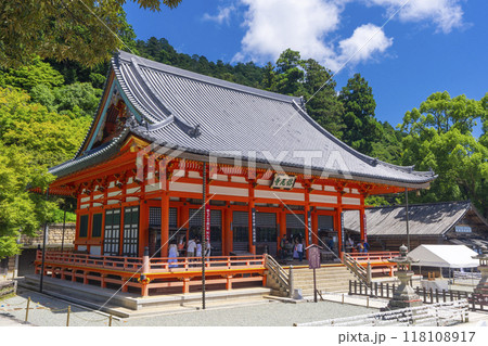 夏の大阪 勝尾寺 本堂 夏の大阪 勝尾寺 本堂 118108917