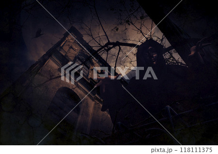 Halloween mystery concept 118111375