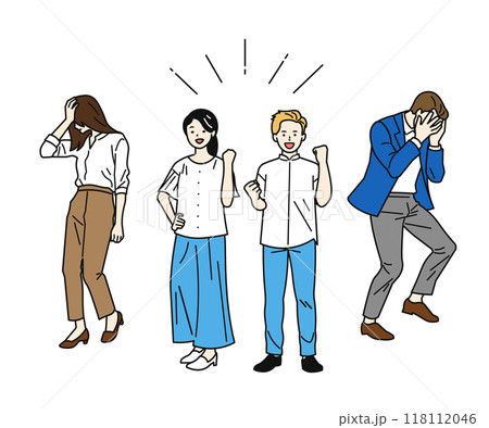 ショックなビジネスパーソン_勝者と敗者 118112046