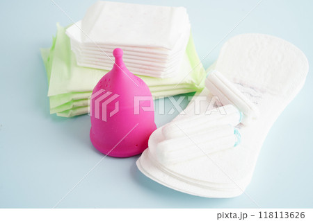 Sanitary hygiene set for women menstrual period cycle protection. Sanitary hygiene set for women menstrual period cycle protection. 118113626