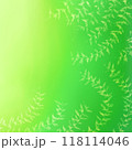 plant leaves climb on green gradient paint brush texture background 118114046