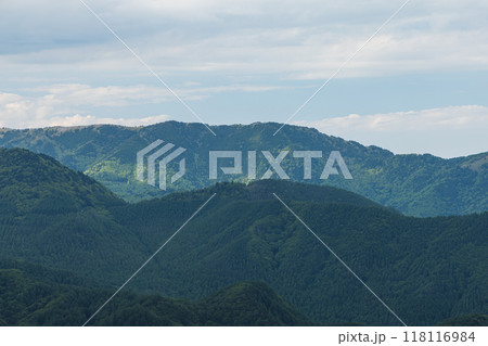 日本 長野県小県郡にある三峰茶屋から見える風景 日本 長野県小県郡にある三峰茶屋から見える風景 118116984