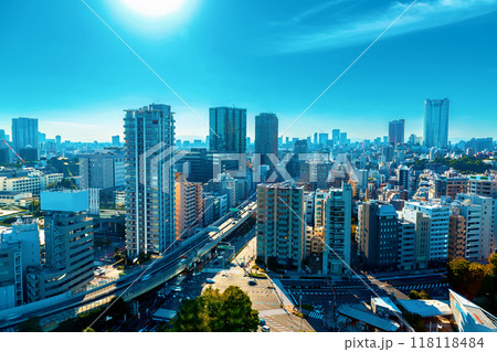 Skyscrapers in Minato, Tokyo Japan Skyscrapers in Minato, Tokyo Japan 118118484