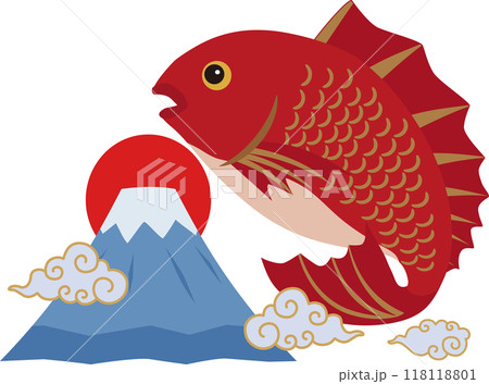 鯛と富士山 118118801