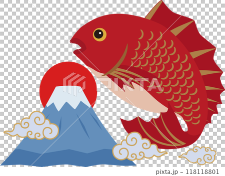 鯛と富士山 118118801