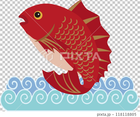 鯛と波 鯛と波 118118805