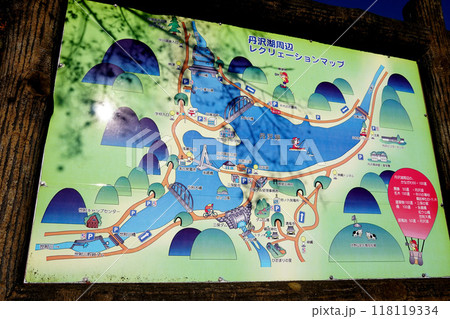 丹沢湖周辺地図 丹沢湖周辺地図 118119334