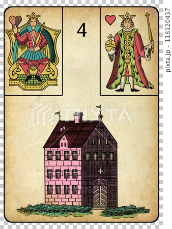 Lenormand Card 4 House 118120437