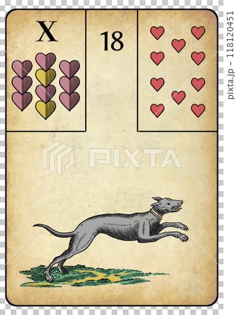 ルノルマンカード　18　犬 118120451