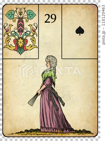 Lenormand Card 29: Lady 118120463