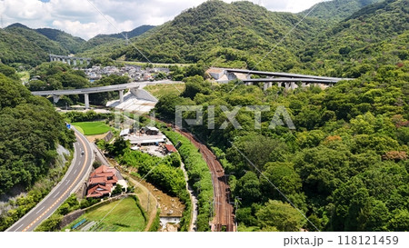 JR山陽本線_瀬野－八本松【セノハチ急勾配】ドローン空撮 SEH_No16 118121459
