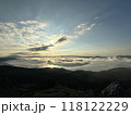 美幌峠から見える朝日と雲海 118122229