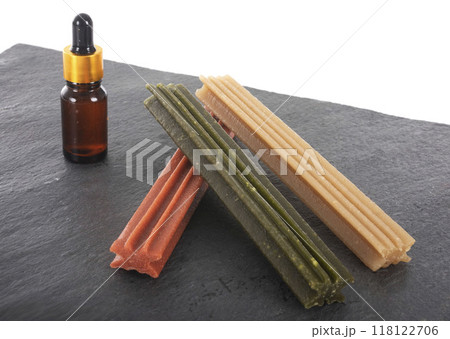 CBD dog treats in studio 118122706