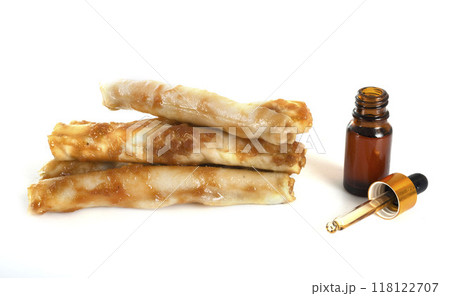 CBD dog treats in studio 118122707