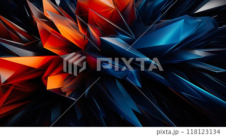 creative sharp triangle background, geometry...のイラスト素材 [118123134] - PIXTA