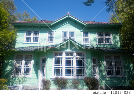 軽井沢タリアセン　明治四十四年館（旧軽井沢郵便局舎） 118124028