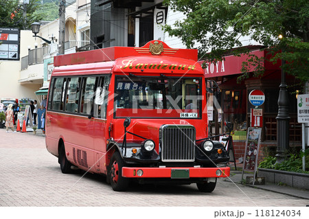 軽井沢の赤バス 軽井沢の赤バス 118124034