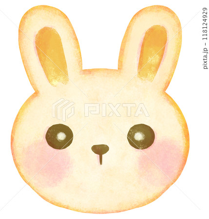 かわいいウサギのイラスト 顔 かわいいウサギのイラスト 顔 118124929