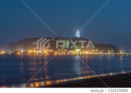 夜の江ノ島 118125869
