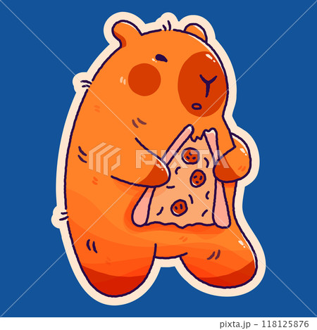 Funny cartoon character. 118125876