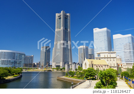 横浜・みなとみらい　街並み 118126427